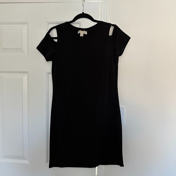 BRAND NEW Michael by MICHAEL KORS Short Sleeve Dress with Cold-Shoulder - Picture 1 of 2